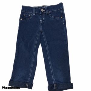 Justice Girls size 7R stretchy Capri jeans.
